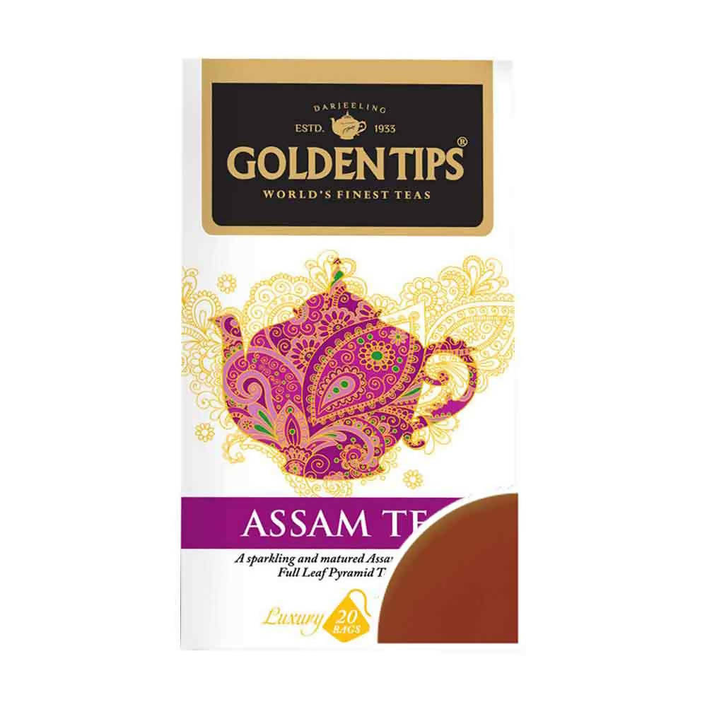 Golden Tips Full Leaf Pyramid Tea Bags TrueCure