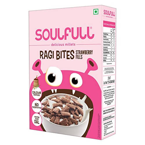 Soulfull Ragi Bites Strawberry Fills