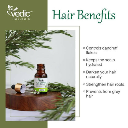 Vedic Naturals Rosemary Essential Oil