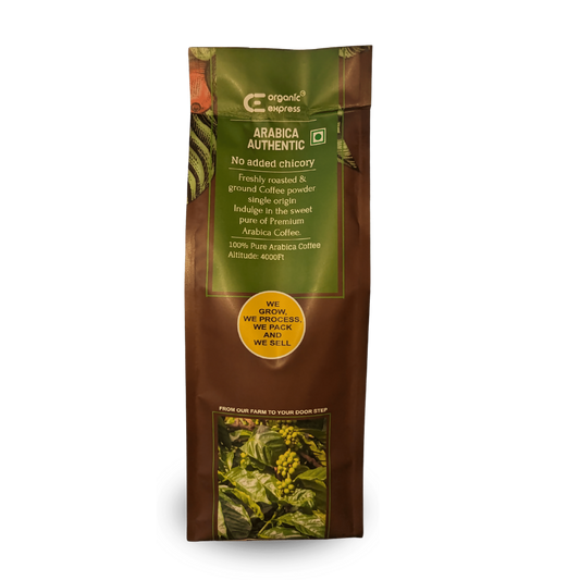 Organic Express Arabica Authentic Filter Coffee Powder No Chicory   