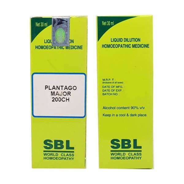 SBL Homeopathy Plantago Major Dilution