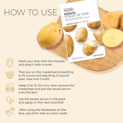 The Face Shop Real Nature Potato Face Mask