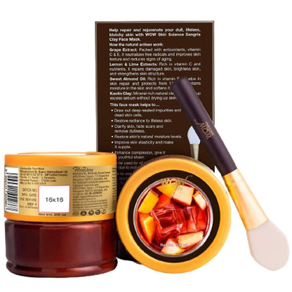 Wow Skin Science Sangria Clay Face Mask