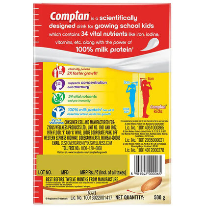 Complan Nutrition and Health Drink Kesar Badam Refill