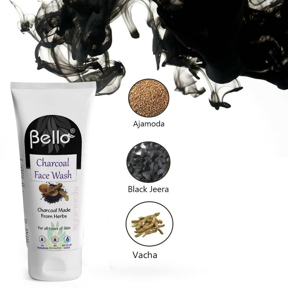 Bello Herbals Charcoal Face Wash