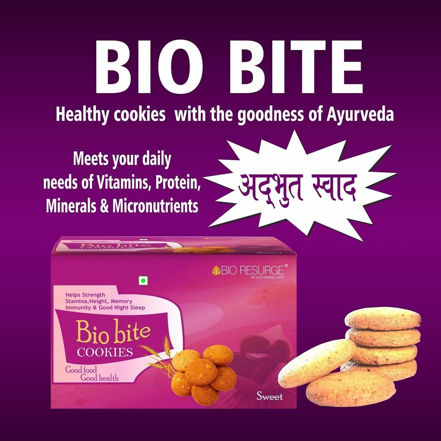 Bio Resurge Healthy Biscuits Meeting your Nutritional Requirements