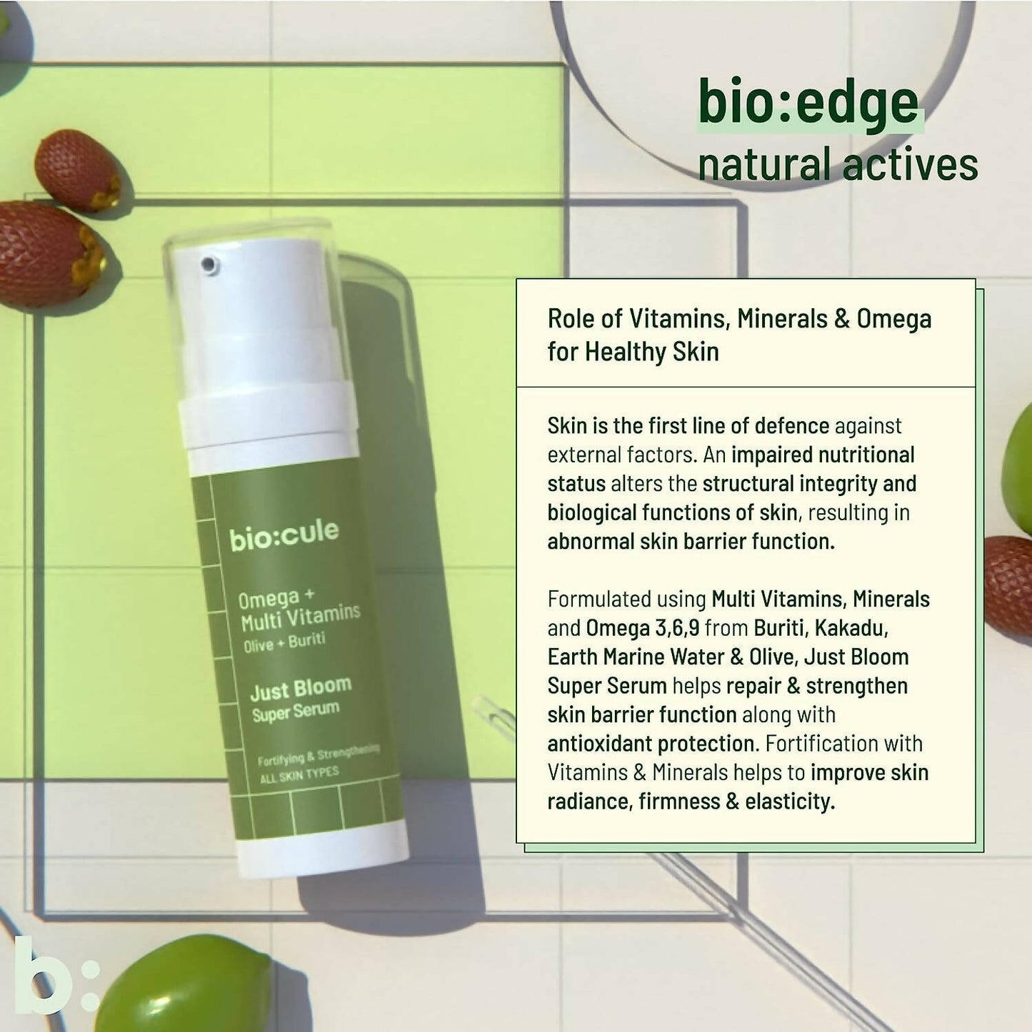 Biocule Just Bloom Super Fortifying Face Serum