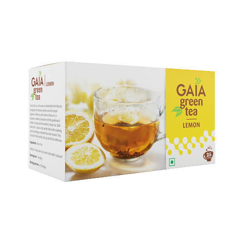 Gaia Green Tea BagsLemon TrueCure