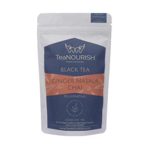 TeaNourish Ginger Masala Black Tea TrueCure