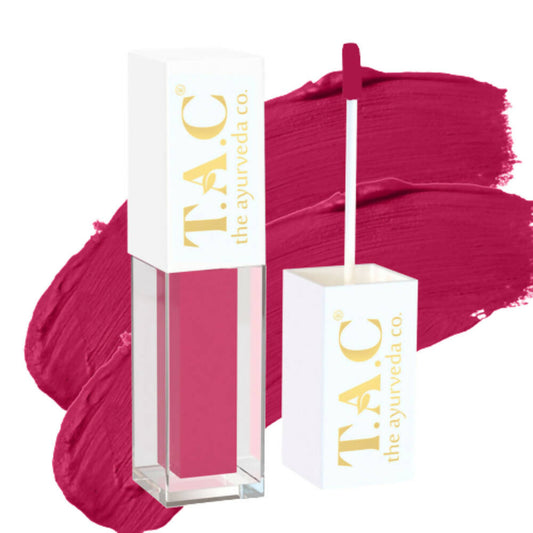 TAC The Ayurveda Co. Liquid Matte Cosmic Pink Lipstick TrueCure