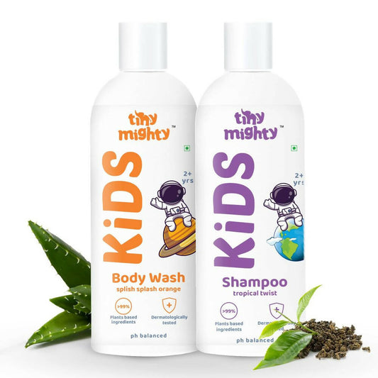 Tiny Mighty Kids Body Wash & Shampoo Combo, Australia, Canada 