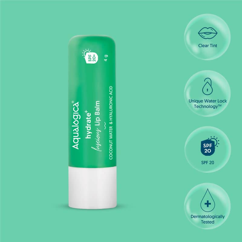 Aqualogica Hydrate+ Luscious Lip Balm With Coconut Water & Hyaluronic Acid