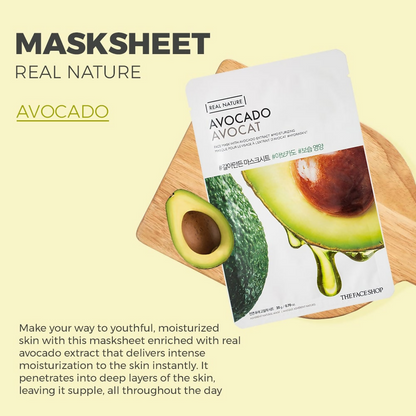 The Face Shop Real Nature Avocado Face Mask