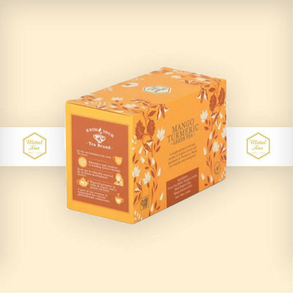 Mittal Teas Mango Turmeric Green Tea - Eco Friendly Bags