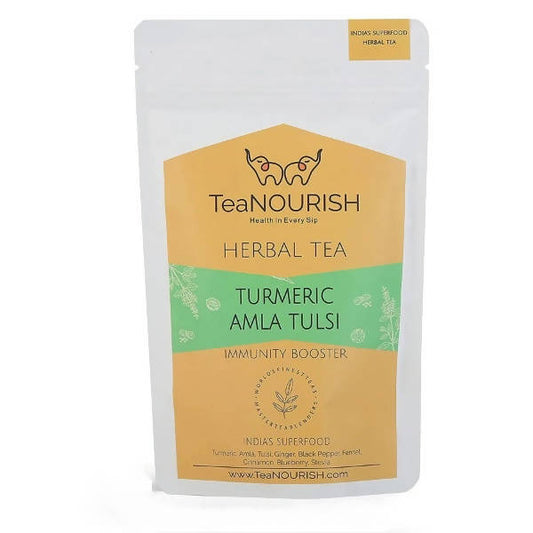 TeaNourish Turmeric Amla Tulsi Herbal Tea TrueCure