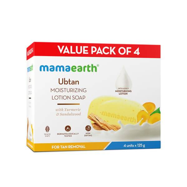 Mamaearth Ubtan Moisturizing Lotion Soap 