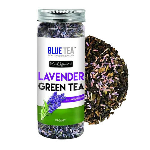 Buy Blue Tea Organic Lavender Green Tea Online in USA from Chaijava. Fast shipping available.