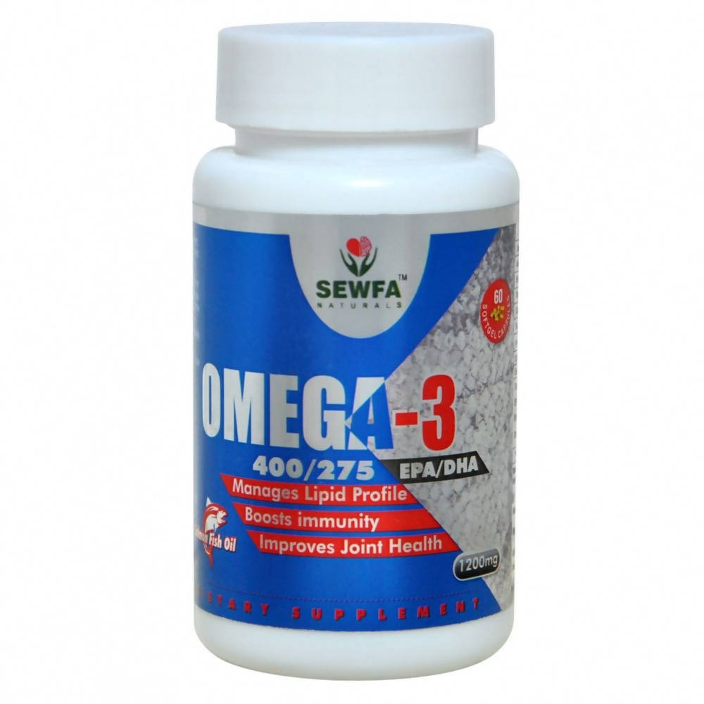 Sewfa Naturals 1200mg Omega 3 Capsules TrueCure