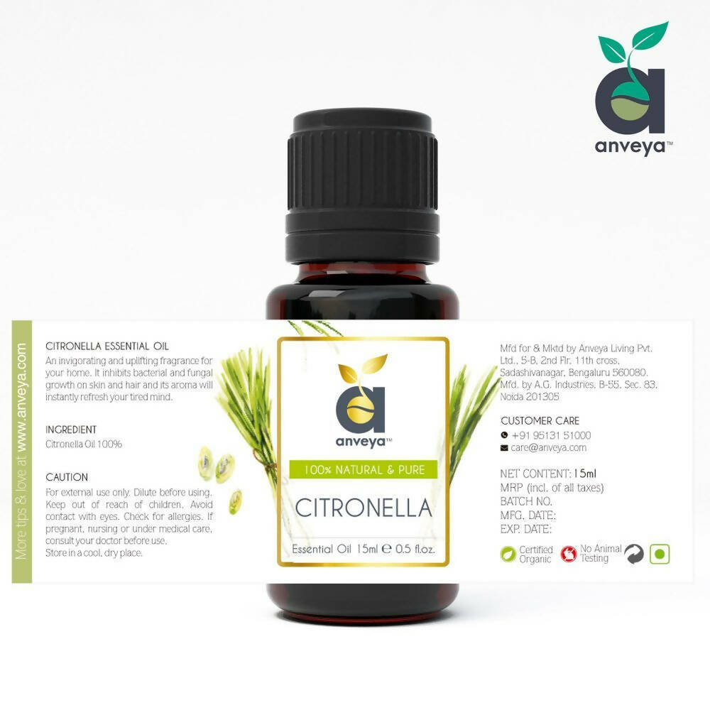 Anveya Citronella Essential Oil