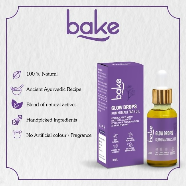 Bake Kumkumadi Face Oil For Brightening & Glowing Skin