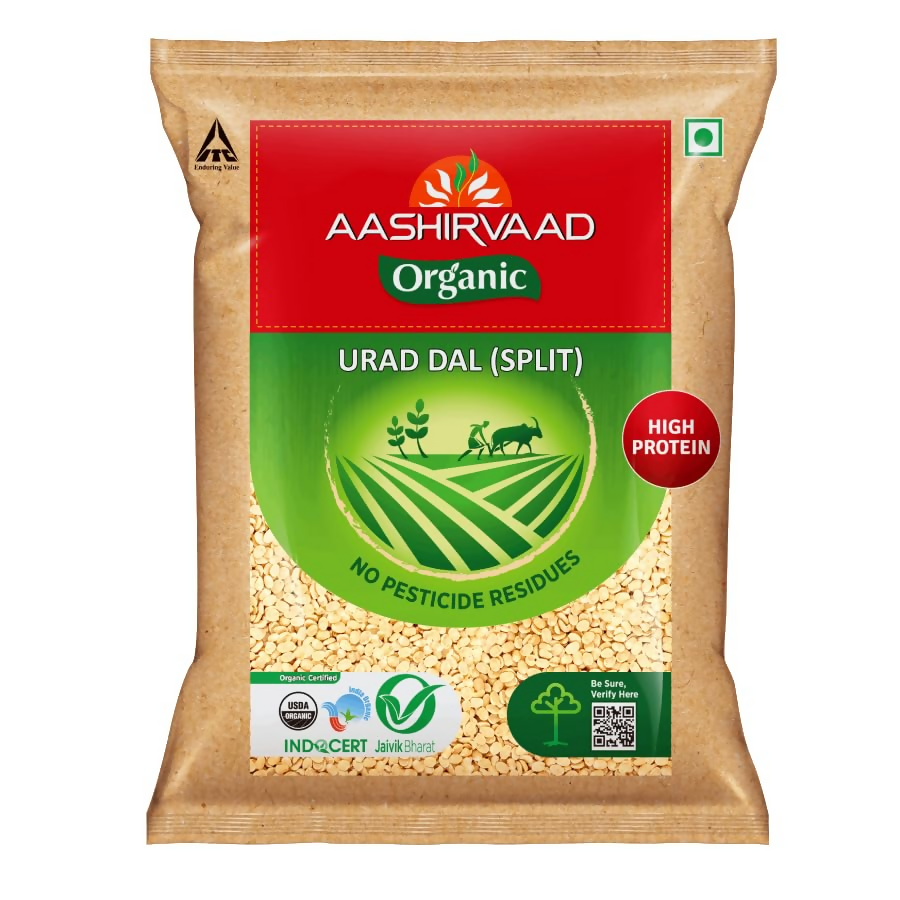 Aashirvaad Organic Urad Dal (Split) TrueCure