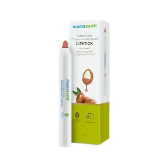 Mamaearth Hydra-Matte Crayon Transferproof Lipstick Cafe Latte Nude 