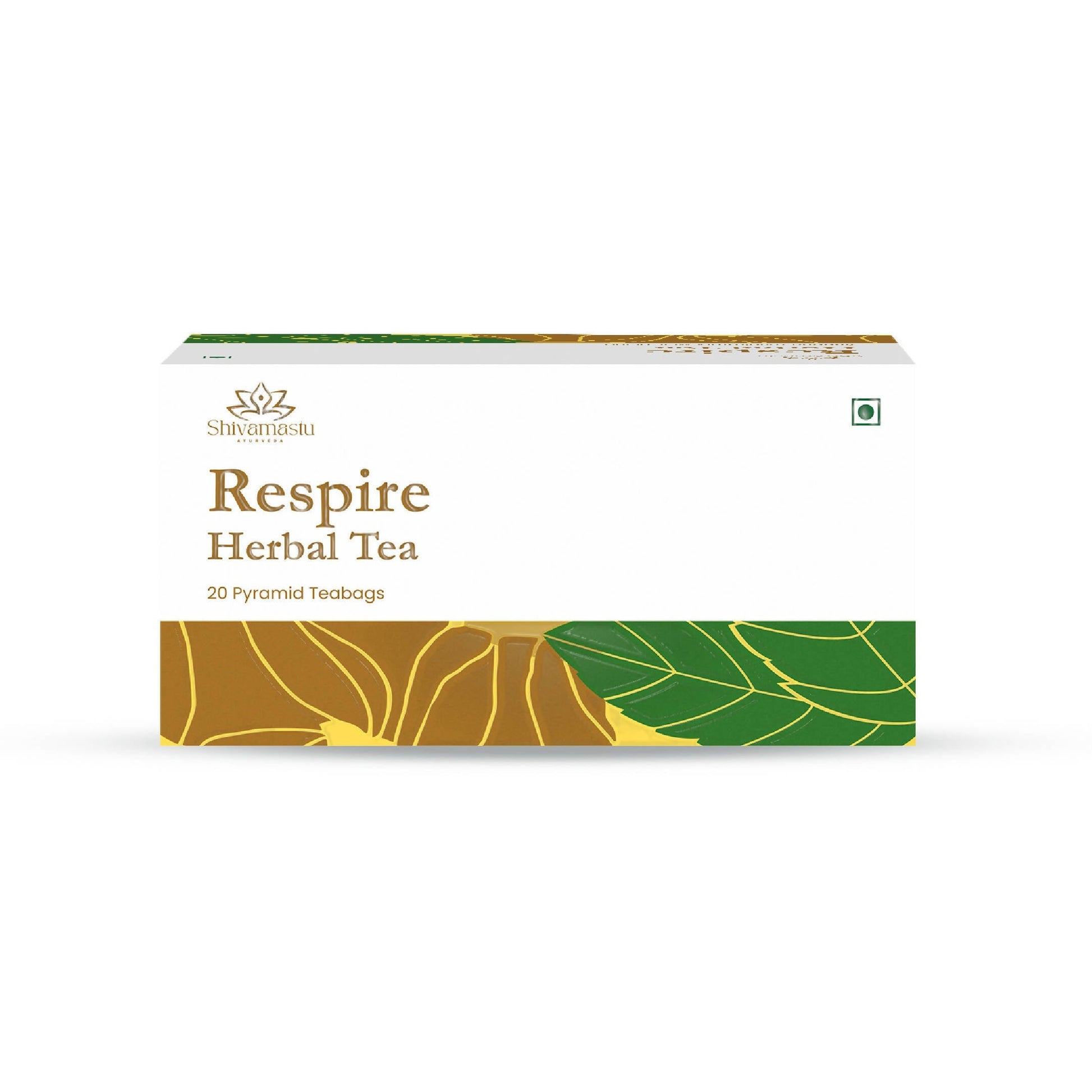 Shivamastu Ayurveda Respire Herbal Tea 20 Pyramid Teabags TrueCure