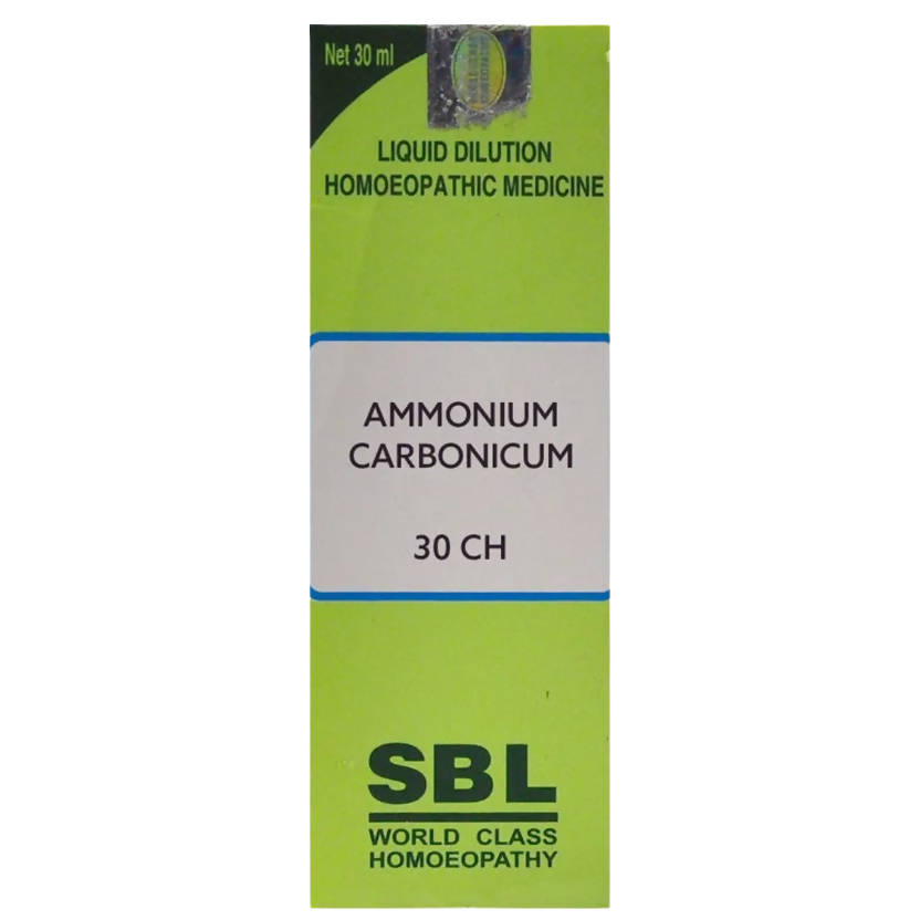 SBL Homeopathy Ammonium Carbonicum Dilution TrueCure