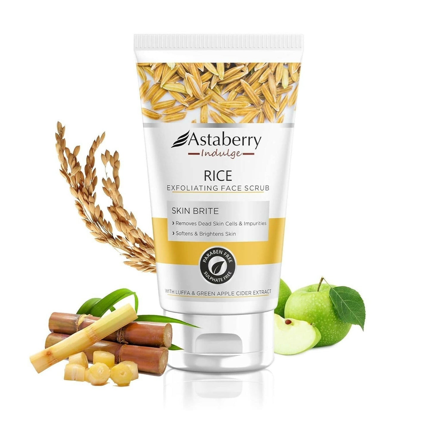 Astaberry Indulge Rice Exfoliating Face Scrub 