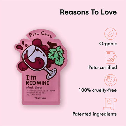 Tonymoly I'M Red Wine Mask Sheet