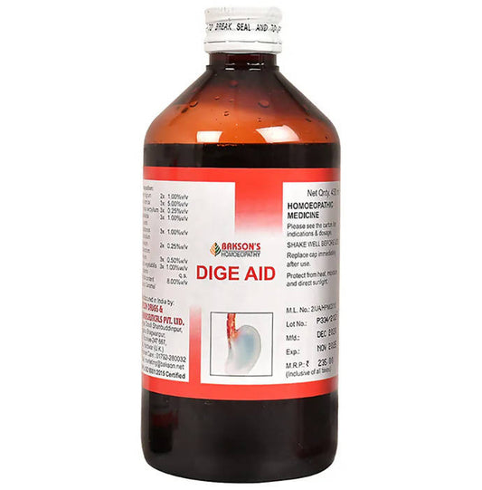 Bakson's natural remedy  Dige Aid Syrup