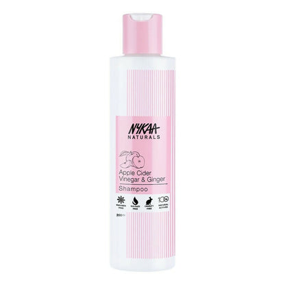 Nykaa Naturals Anti-Dandruff Free Shampoo with Apple Cider Vinegar, Ginger & Tea Tree Oil 