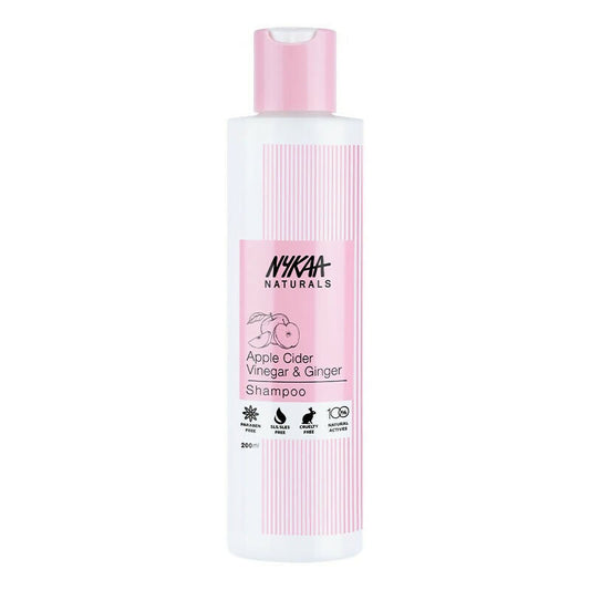 Nykaa Naturals Anti-Dandruff Free Shampoo with Apple Cider Vinegar, Ginger & Tea Tree Oil 