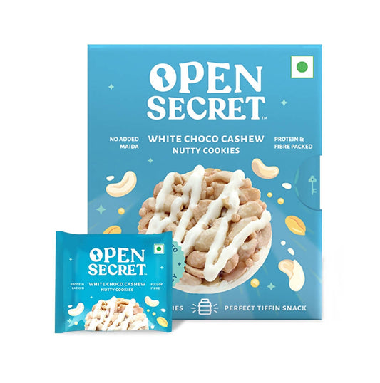 Open Secret White Choco Cashew Nutty Cookies TrueCure