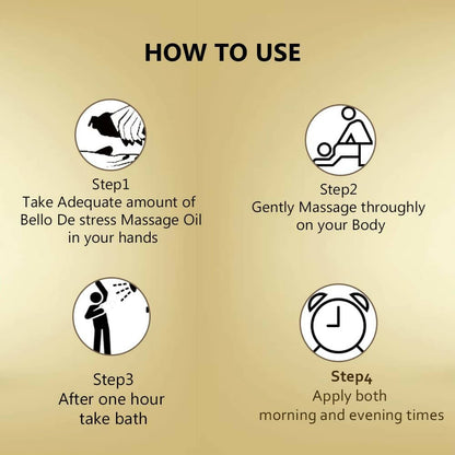 Bello Herbals Destress Massage Oil