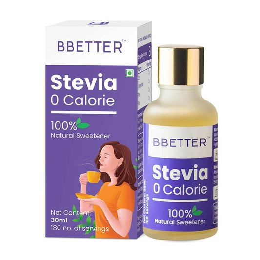 BBETTER Stevia Zero Calorie Drops Natural Sweetener  