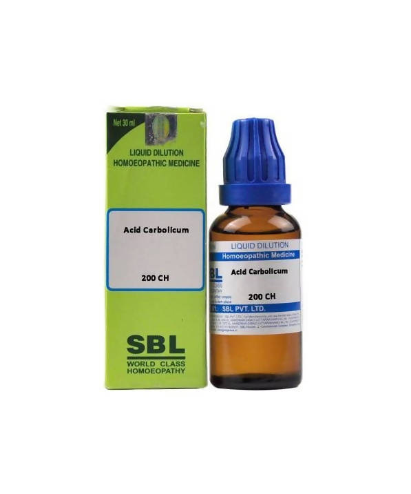 SBL Homeopathy Acid Carbolicum Dilution TrueCure