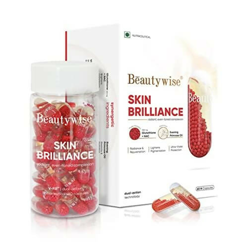 Beautywise Dual Action Skin Brilliance Veg Capsules   