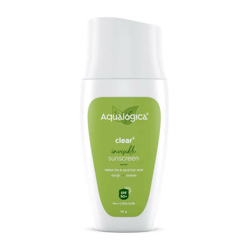 Aqualogica Clear+ Invisible Sunscreen with Green Tea & Salicylic Acid TrueCure