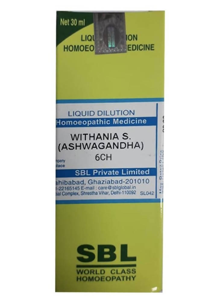 SBL Homeopathy Withania S (Ashwagandha) Dilution