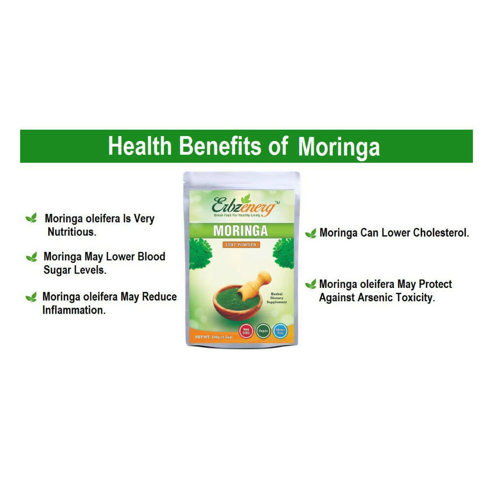 Erbzenerg Organic Moringa Leaf Powder