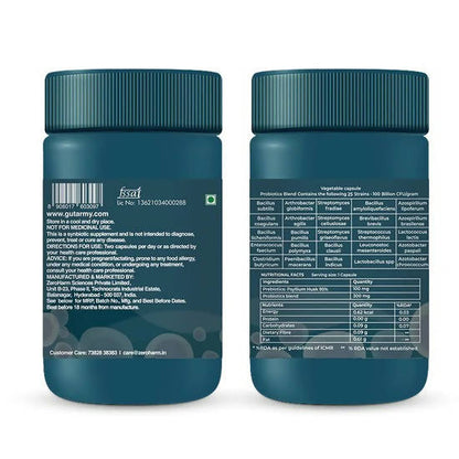 Zeroharm Gut Army - Prebiotic & Probiotic Capsules