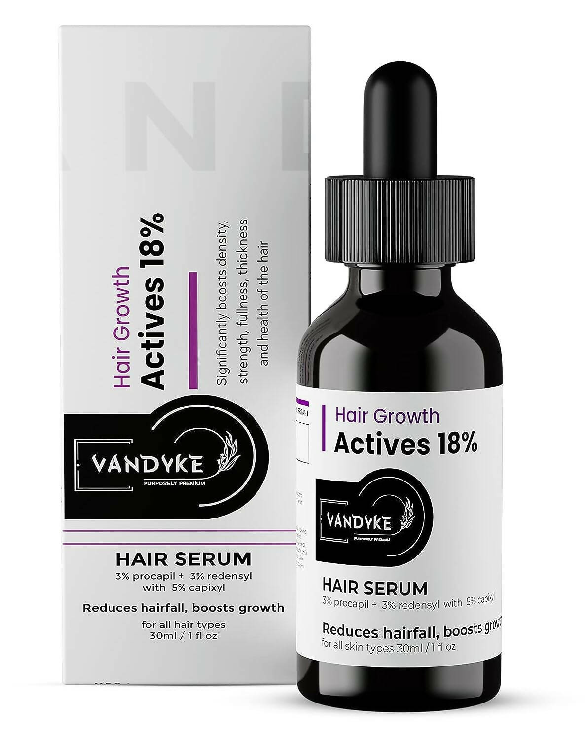 Vandyke Hair Growth Actives 18% Hair Serum TCC 