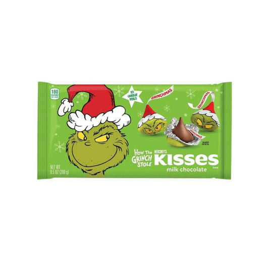 Ajfan Hershey's Kisses Milk Chocolates With Grinch - Drmedicart