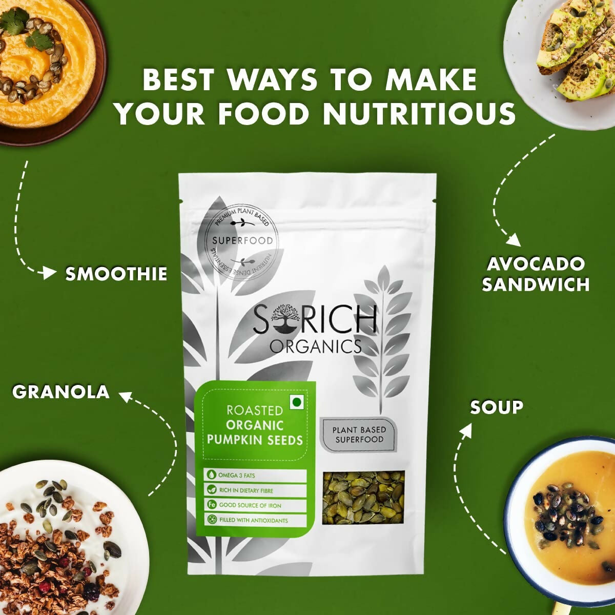 Sorich Organics Roasted Pumpkin Seeds