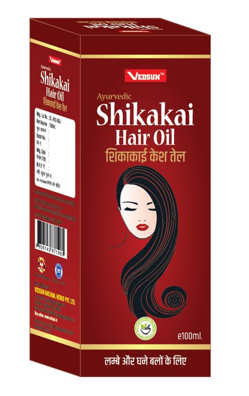 Vedsun Naturals Shikakai Herbal Hair Oil for Women & Men TCC 