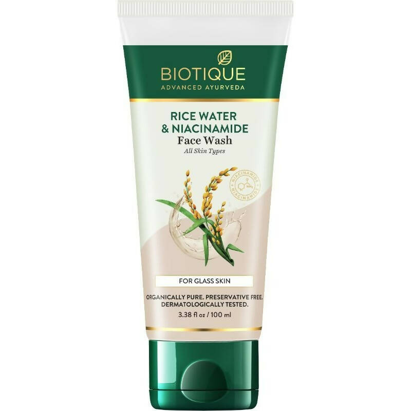 Biotique Advanced Ayurveda Rice Water & Niacinamide Gel Face Wash   