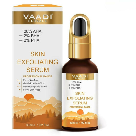 Vaadi Herbals Skin Exfoliating Serum With 20% AHA & 2% BHA & 2% PHA 