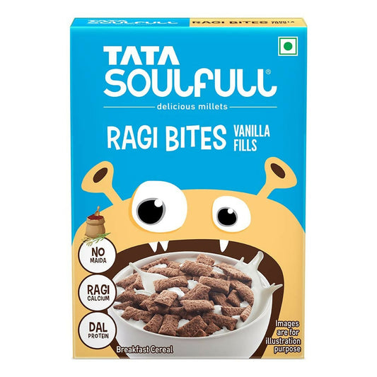 Tata Soulfull Ragi Bites Vanilla Fills Breakfast Cereal TrueCure