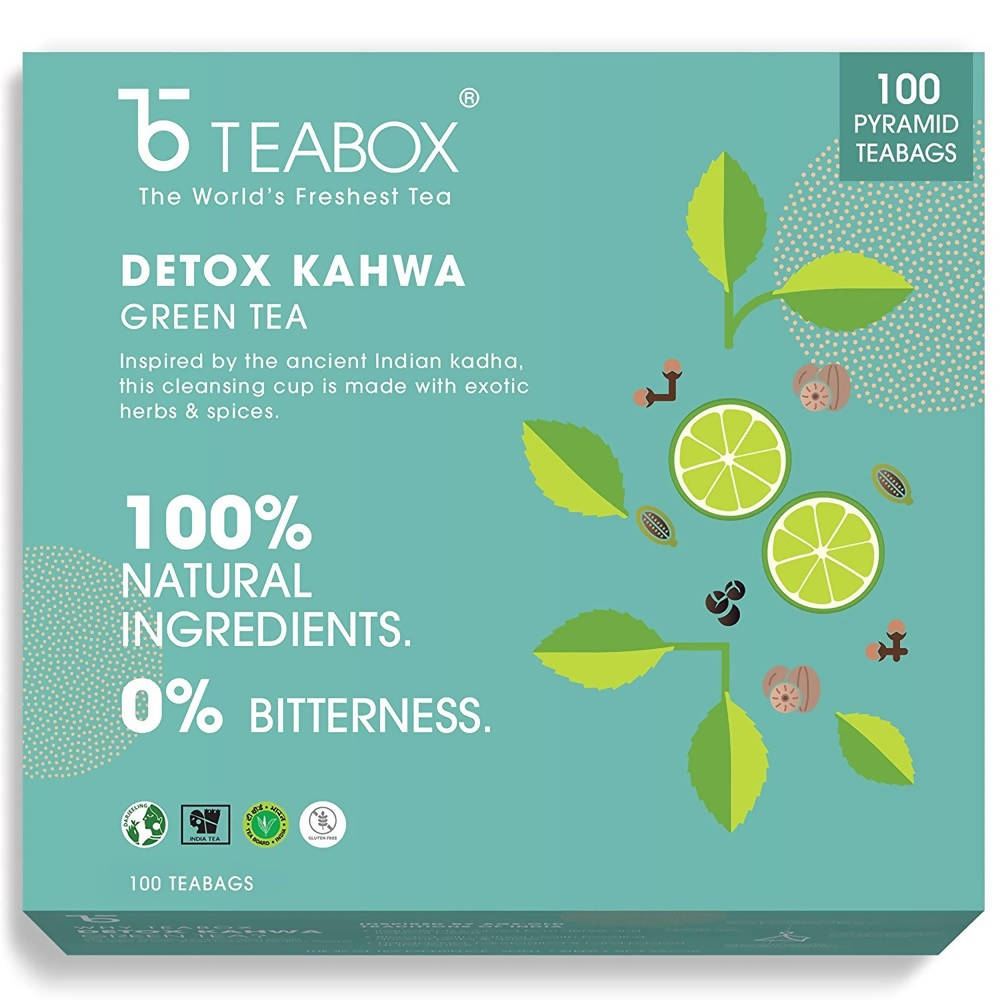 Teabox Detox Kahwa Green Tea Bags